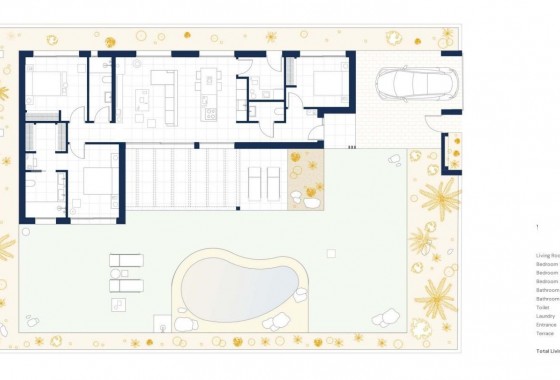 Nouvelle construction - Villa - BAÑOS Y MENDIGO - Altaona Golf