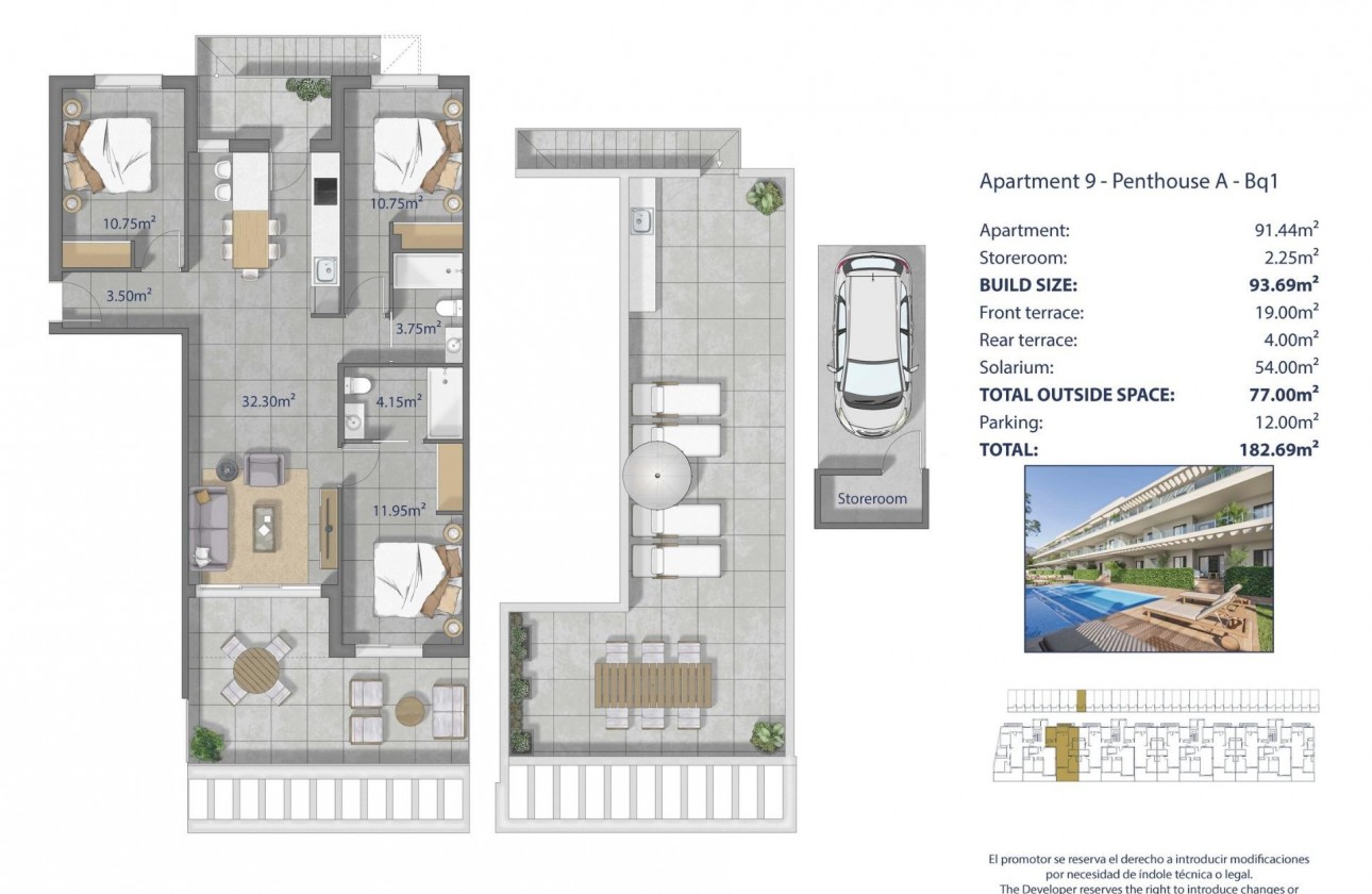 New Build - Penthouse - Los Alcázares - Los Narejos