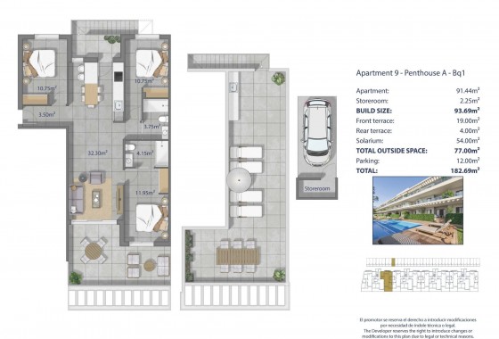 New Build - Penthouse - Los Alcázares - Los Narejos