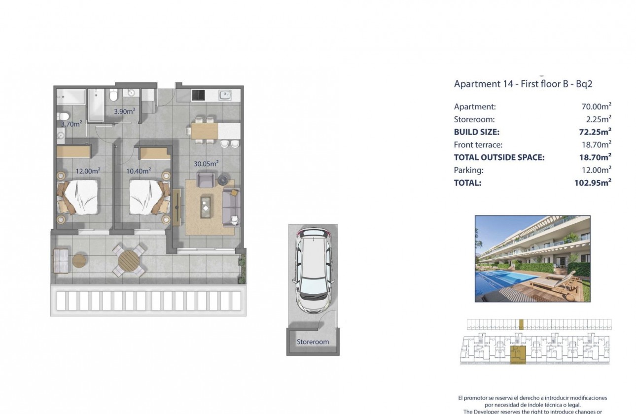Nouvelle construction - Appartement - Los Alcázares - Los Narejos