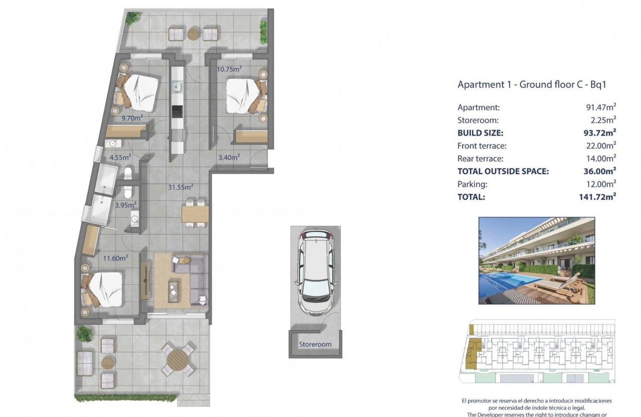Nouvelle construction - Appartement - Los Alcázares - Los Narejos