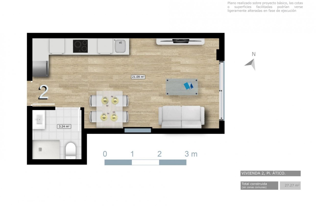 Nouvelle construction - Attique - Torrevieja - Centro