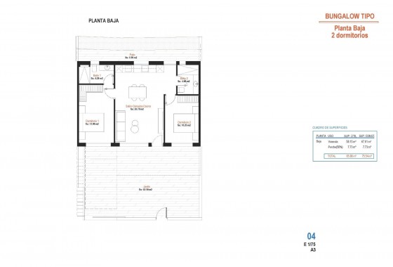 Nouvelle construction - Bungalow - Alhama de Murcia - Condado de Alhama