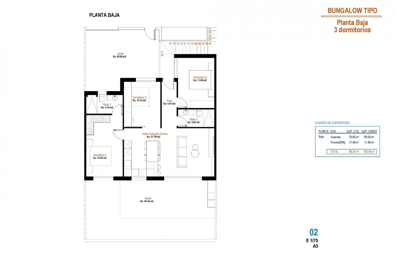 Nouvelle construction - Bungalow - Alhama de Murcia - Condado de Alhama