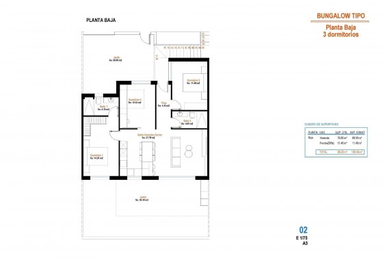 Nouvelle construction - Bungalow - Alhama de Murcia - Condado de Alhama