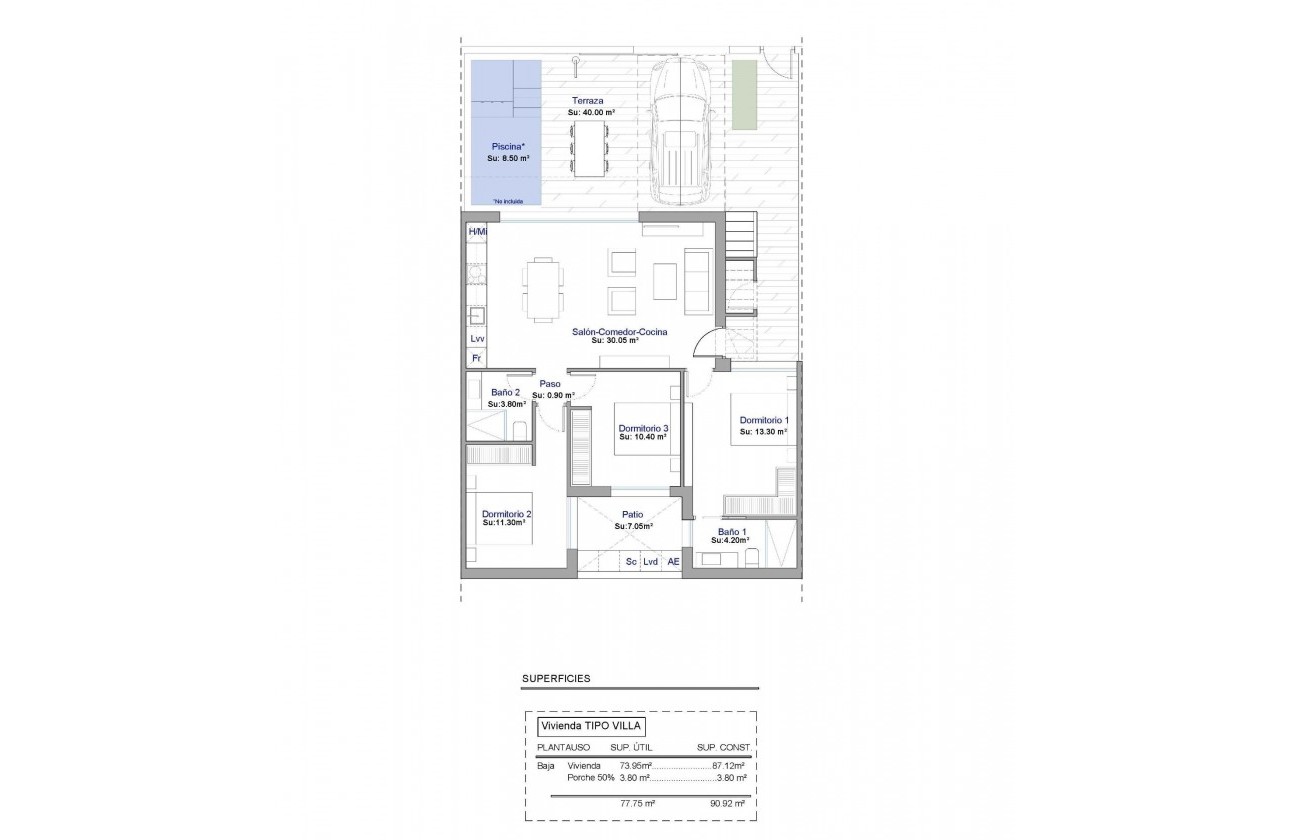 Nouvelle construction - Villa - Alhama de Murcia - Condado de Alhama