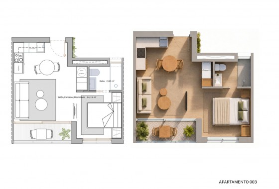 Nouvelle construction - Appartement - Lo Pagan