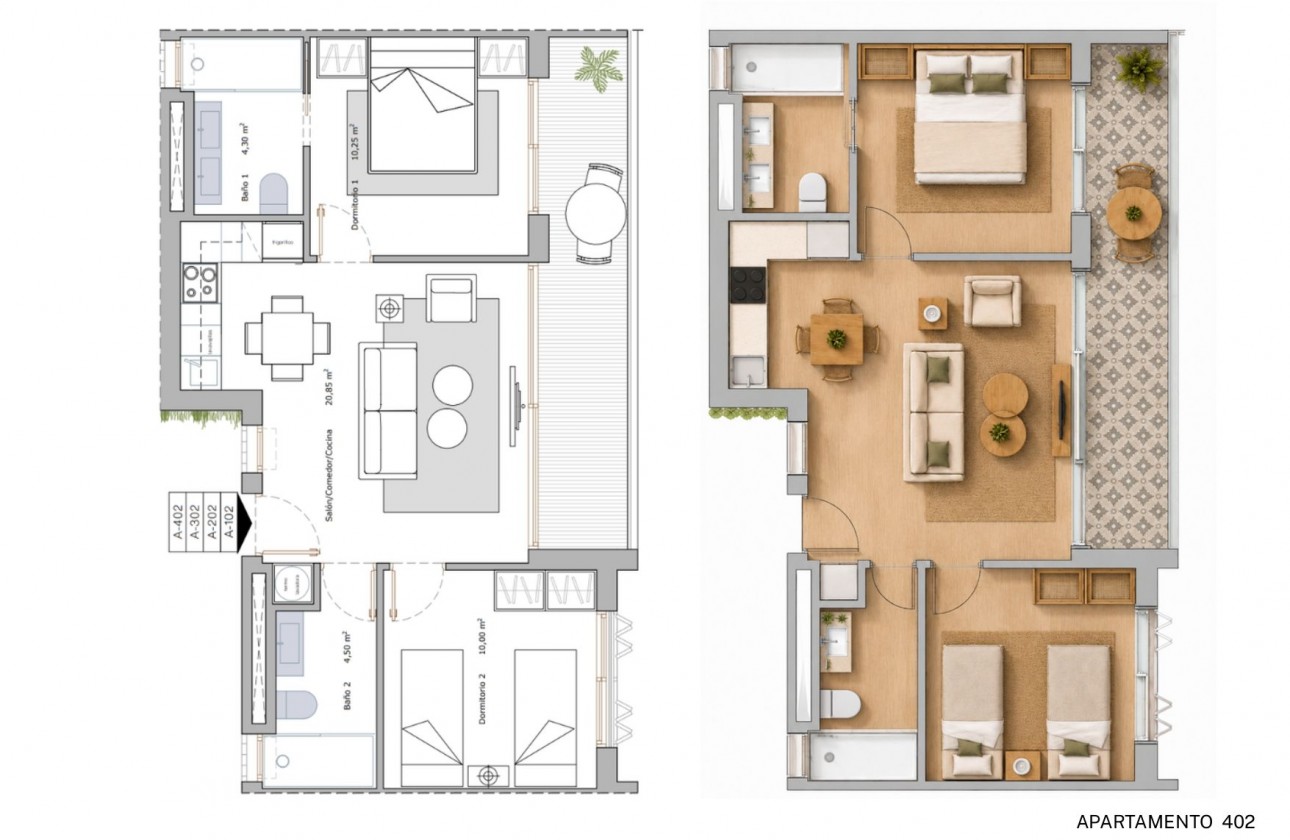 Nouvelle construction - Appartement - Lo Pagan