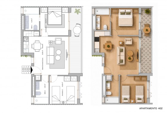 Nouvelle construction - Appartement - Lo Pagan