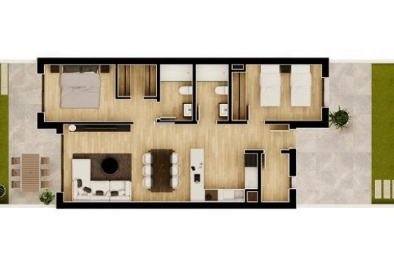New Build - Apartment / flat - Monforte del Cid - Alenda Golf