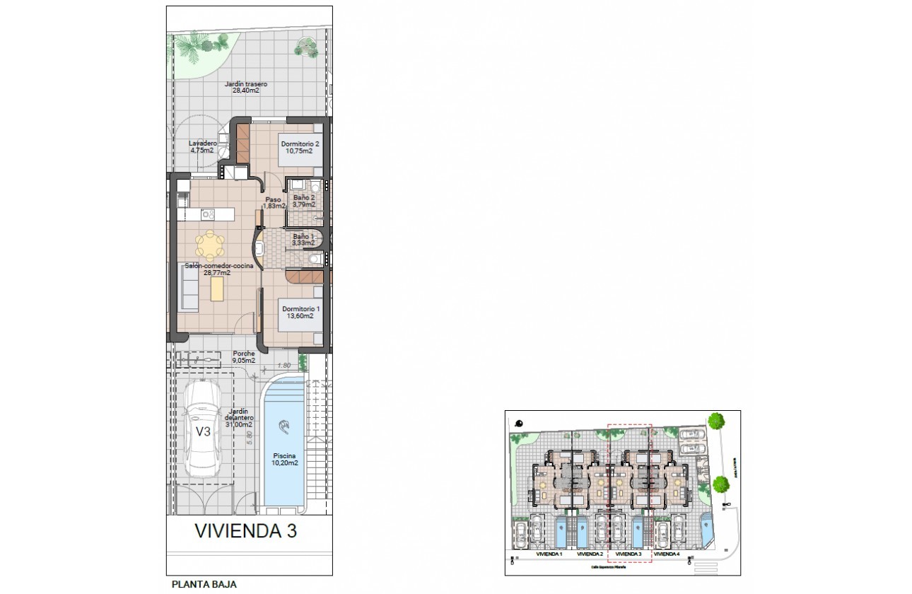 Nueva construcción  - Bungalow - Pilar de la Horadada