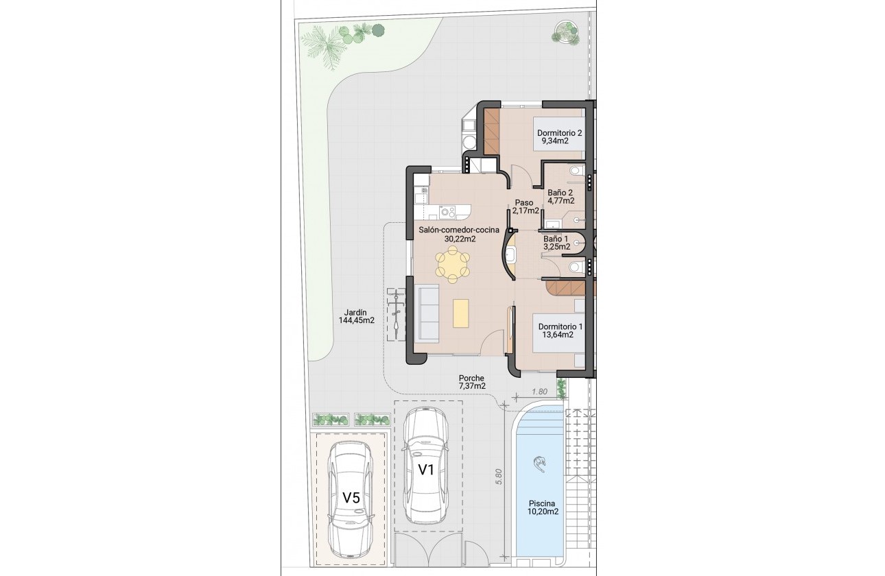 Nueva construcción  - Bungalow - Pilar de la Horadada