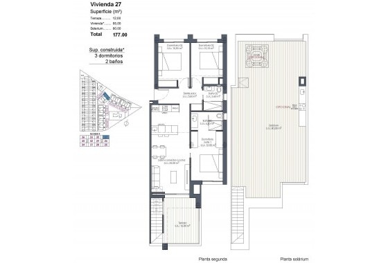 Nueva construcción  - Ático - Los Alcázares - Serena Golf