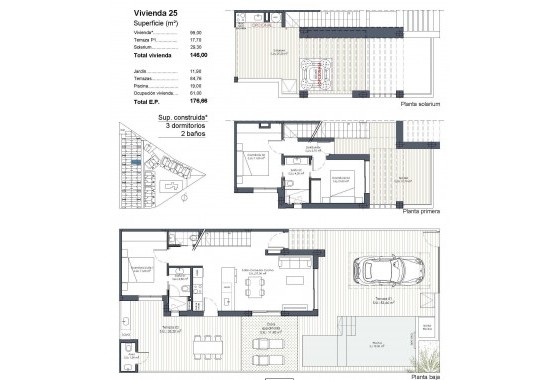 Nouvelle construction - Quad House - Los Alcázares - Serena Golf