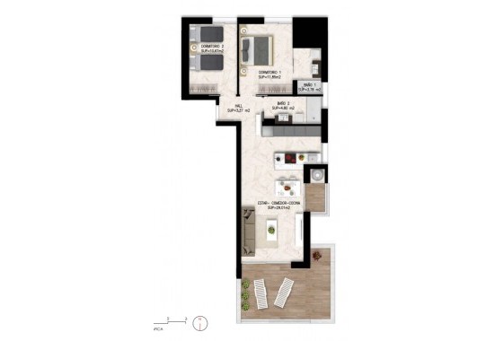 Resale - Apartment / flat - Orihuela - Inland