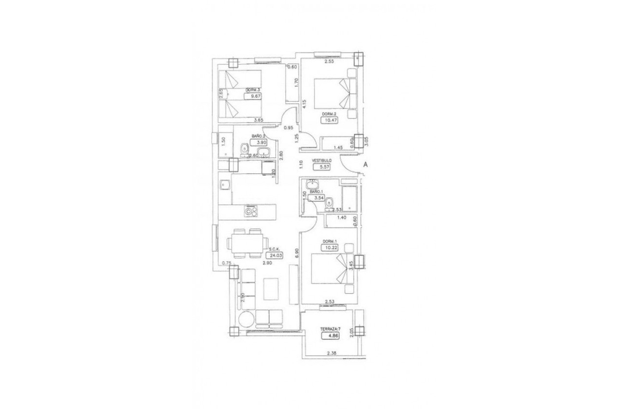 Resale - Apartment / flat - Orihuela Costa - Campoamor