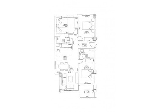 Resale - Apartment / flat - Orihuela Costa - Campoamor