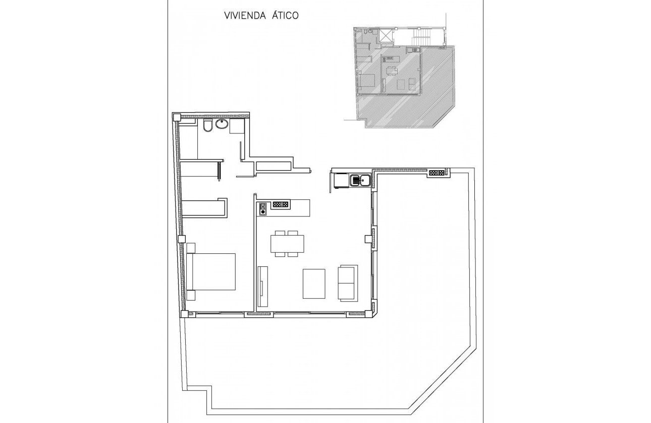 Nouvelle construction - Attique - Guardamar del Segura - CENTRO