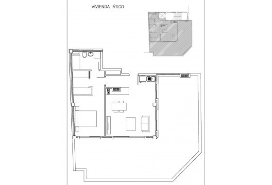Nouvelle construction - Attique - Guardamar del Segura - CENTRO