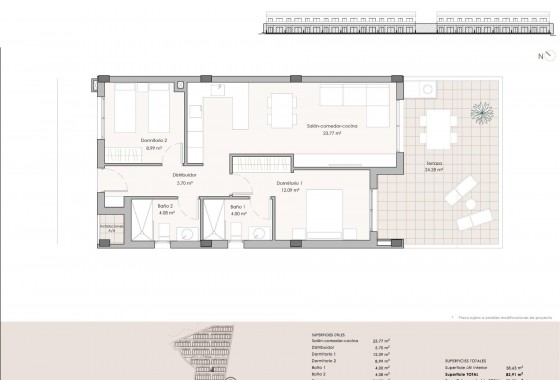 New Build - Apartment / flat - Pulpi - Aguilón Golf