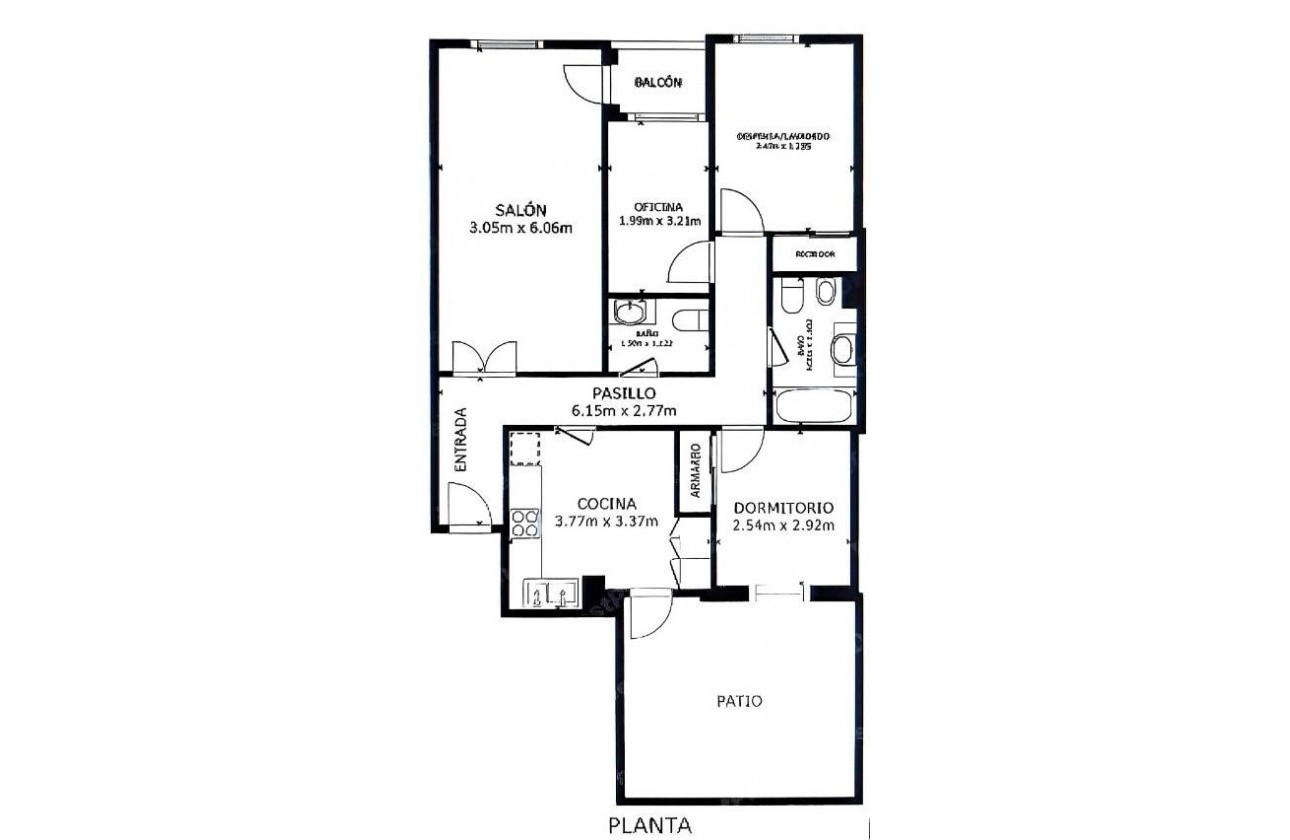 Resale - Apartment / flat - Murcia - San Benito-patiño