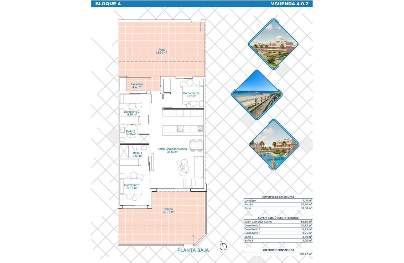 Nouvelle construction - Appartement - Pilar de la Horadada - Lo Monte