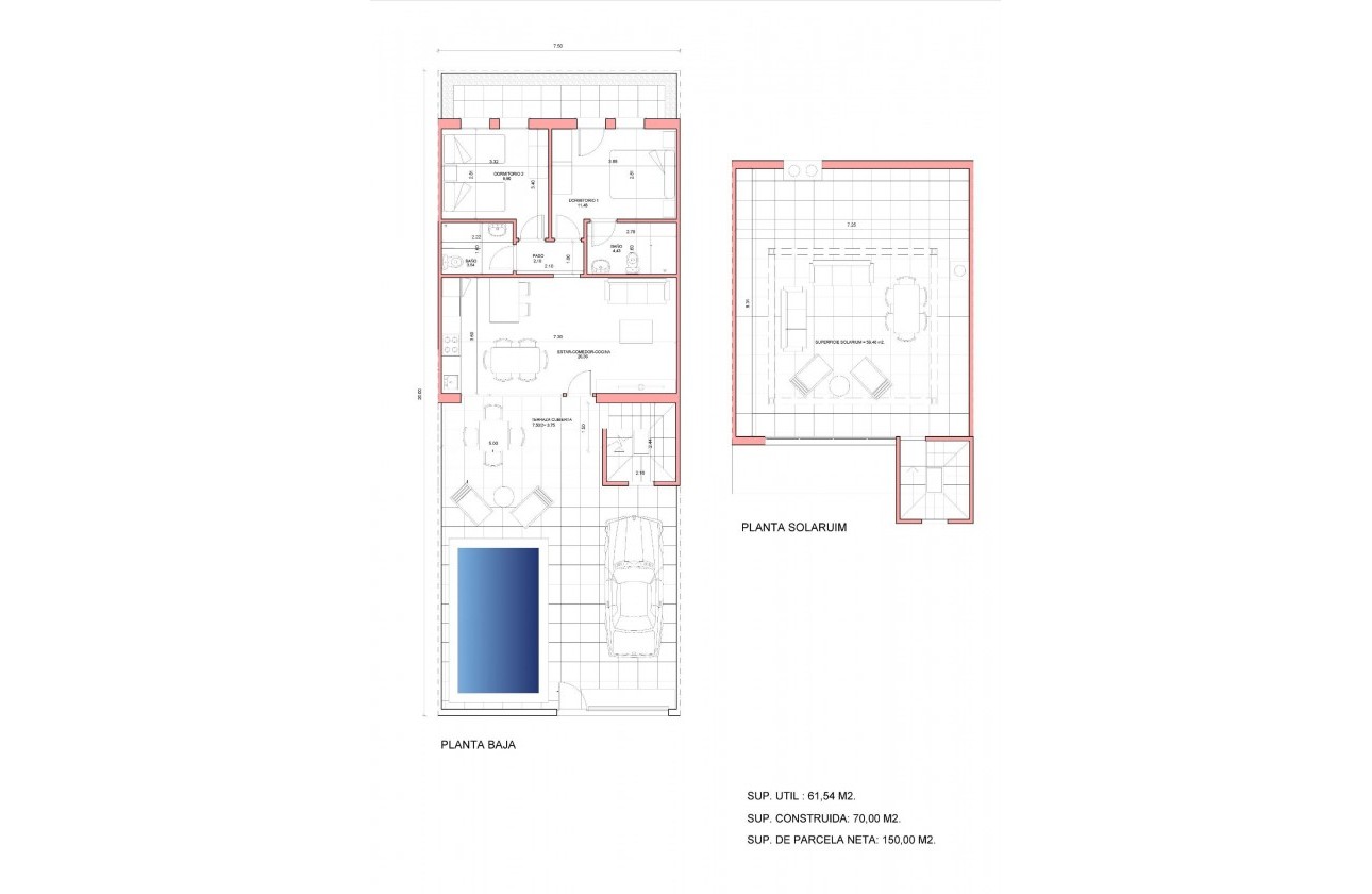 Nouvelle construction - Villa - Fuente Álamo - La Pinilla
