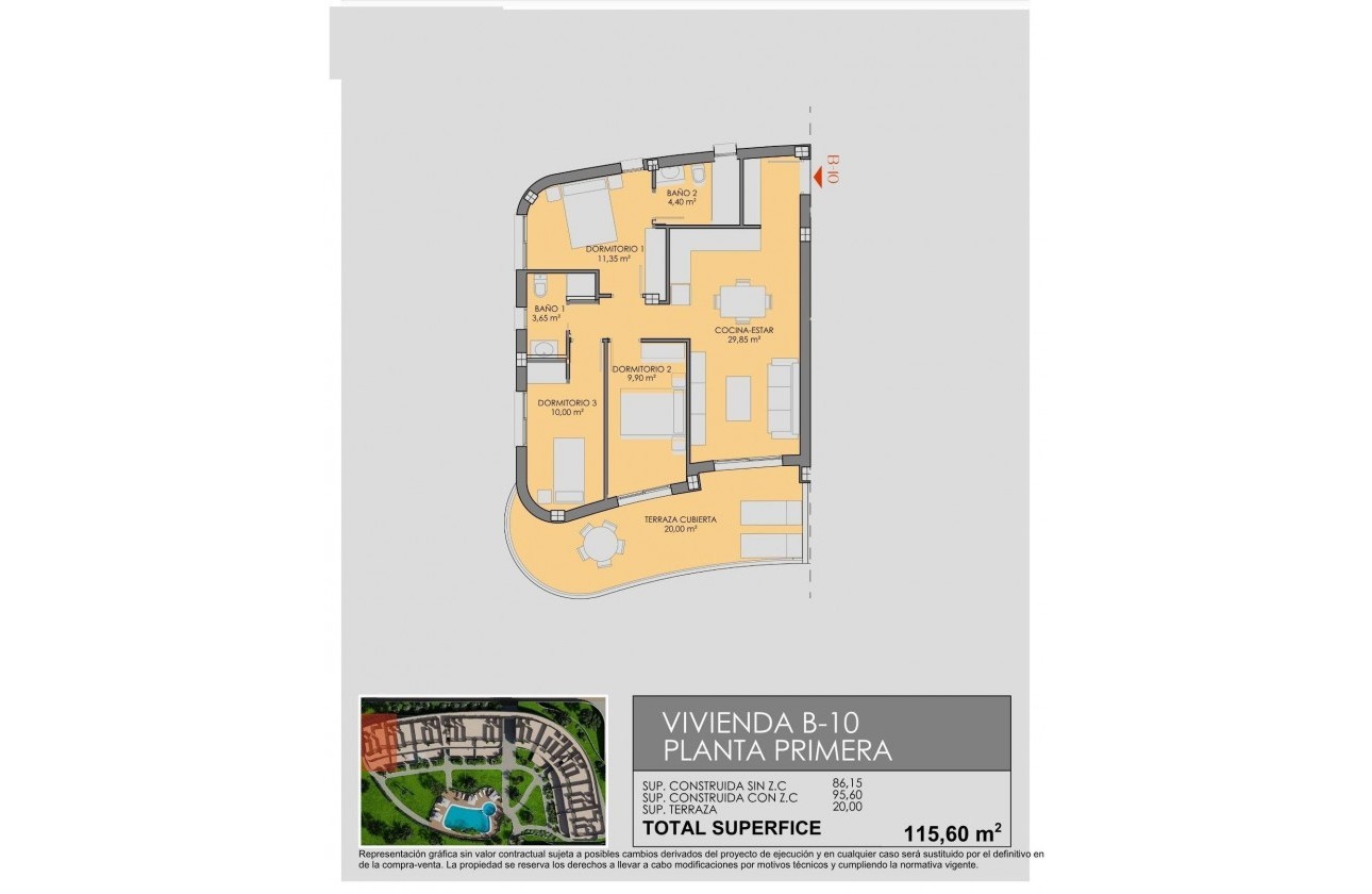 Nouvelle construction - Appartement - Los Alcázares - Serena Golf