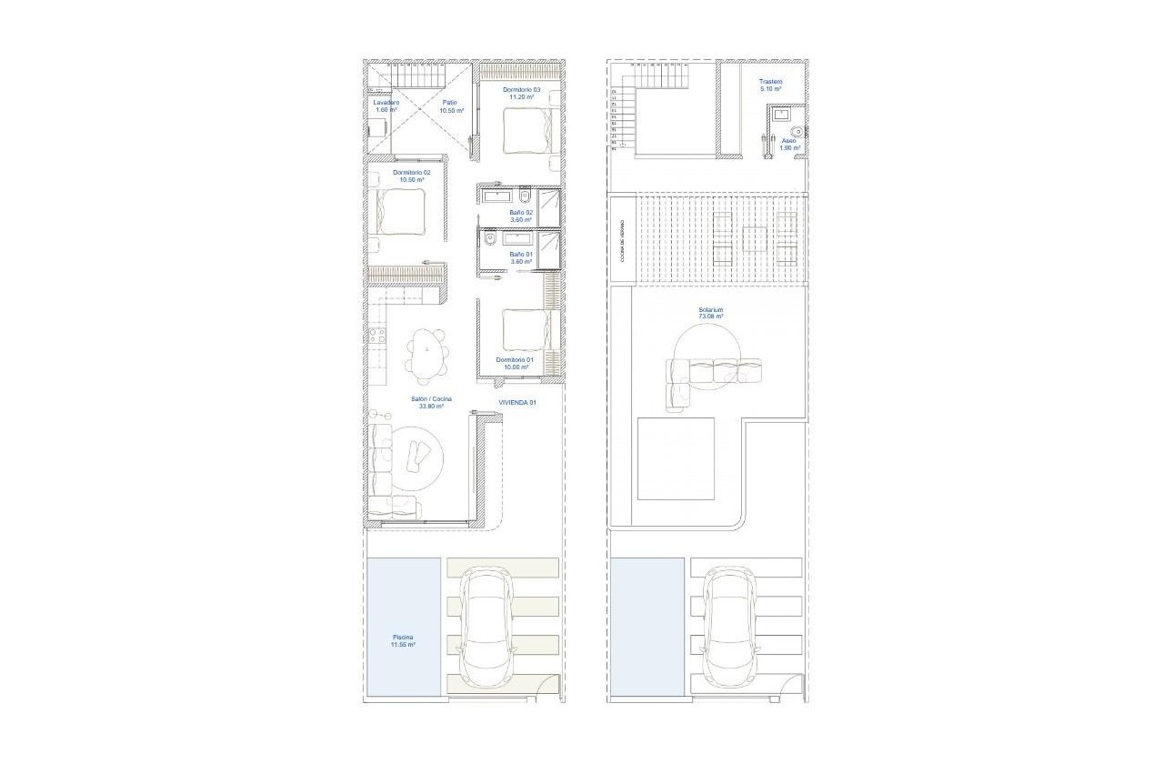 Nouvelle construction - Villa - San Pedro del Pinatar - Pueblo