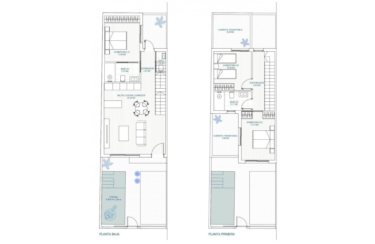 Nouvelle construction - Villa - Torre - Pacheco - pueblo